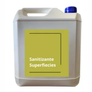 "Amonio cuaternario sanitizante de superficies 5lts"