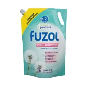 "Fuzol 1lt suavizante doypack para tus prendas"