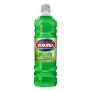 "Virutex botella 1,8lts limpiador desinfectante de pisos y superficies"